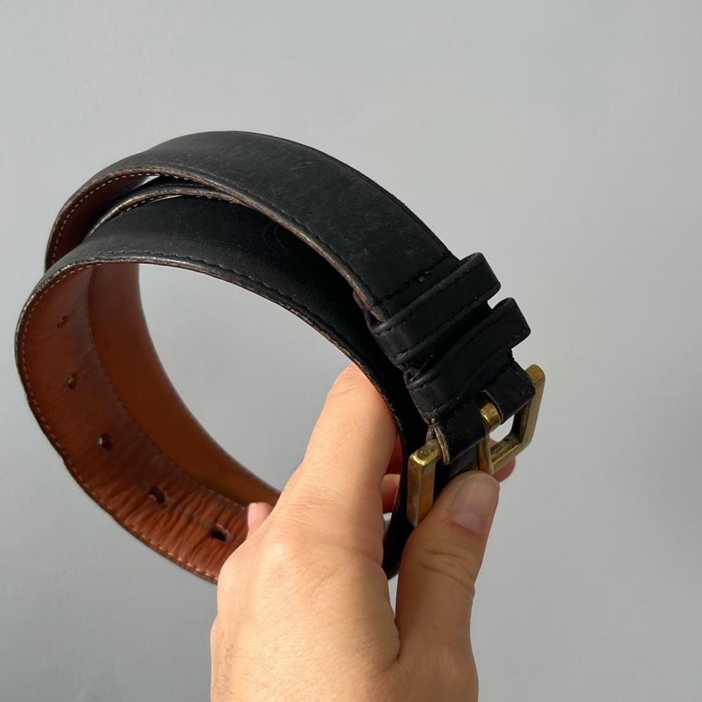 Coach 7600 Black Leather Belt- Size 42”/ 105cm - Picture 5 of 12